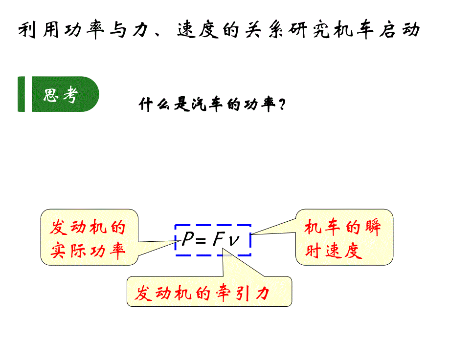 高中物理《必修2》73功率课时课件_第3页