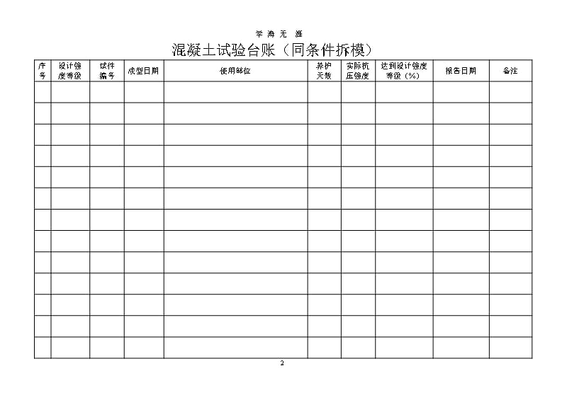 混凝土试验台账（整理）.pptx_第2页