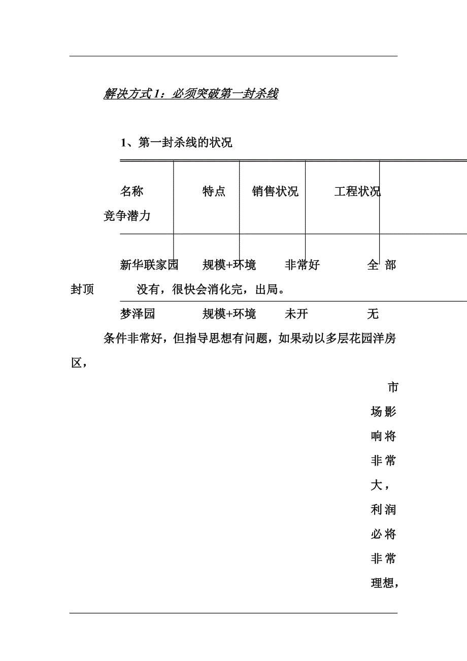 战略管理某国际新城整合市场攻击策略案_第5页