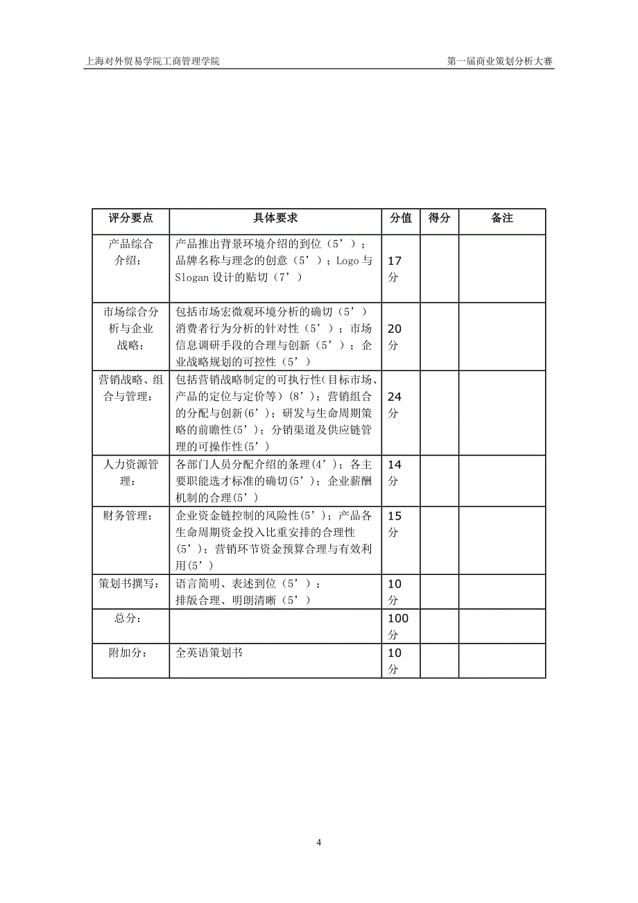 营销策划方案09商业策划书_第4页