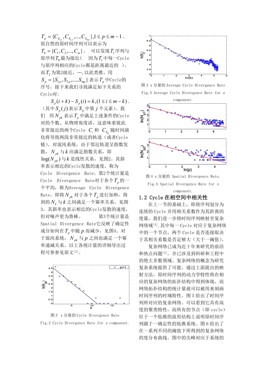 时间管理单涡卷蔡氏电路的非线性时间序列分析_第2页