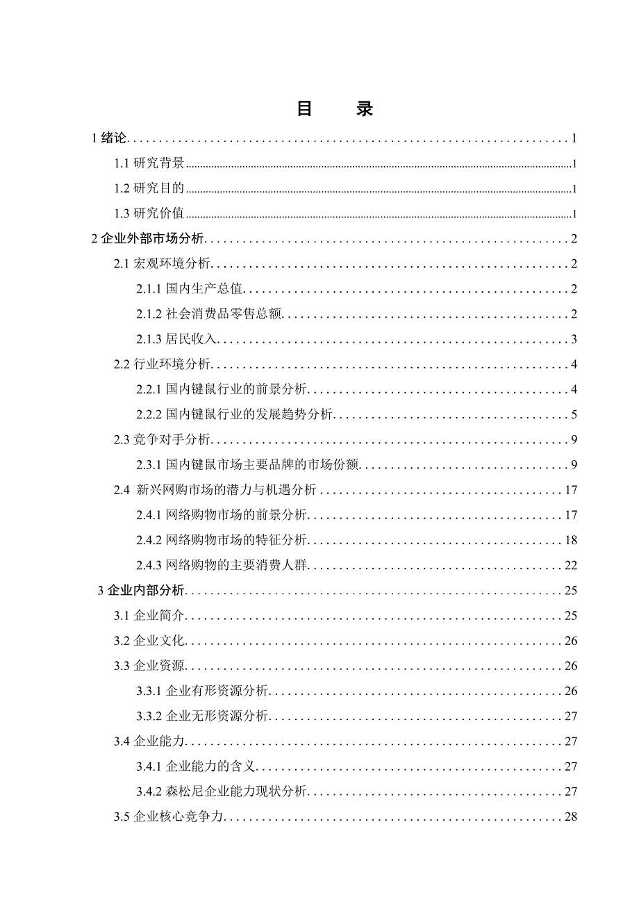 战略管理森松尼键鼠网上推广策略研究_第3页