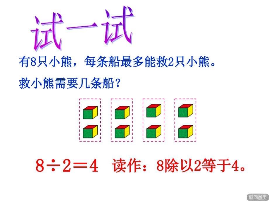 二年级上数学课件森林里的故事除法的初认识青岛共12_第5页