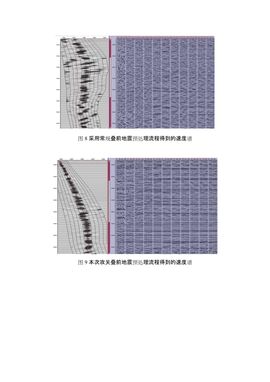 (2020年)流程管理流程再造图8采用常规叠前地震预处理流程得到的速度谱_第1页