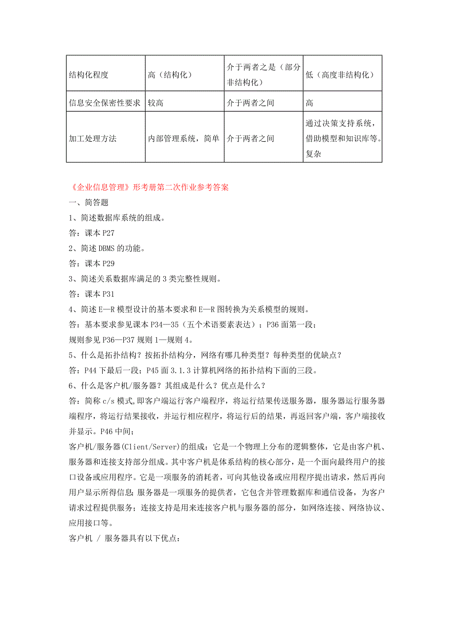 (2020年)管理运营知识某某某春企业信息管理形成性考核册参考答案_第3页