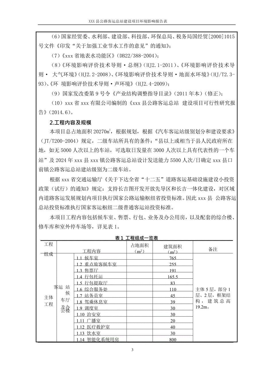 项目管理项目报告公路客运总站建设项目建设项目环境影响报告表_第5页