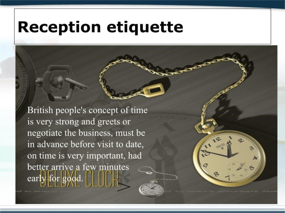 Business etiquette in England英国商务礼仪_第5页