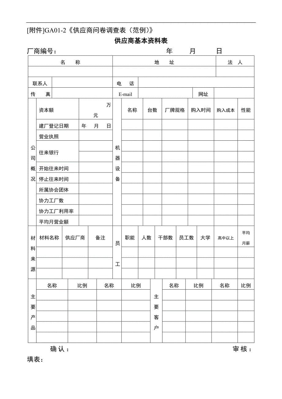 企业管理制度采购管理制度及供应商管理制度_第5页