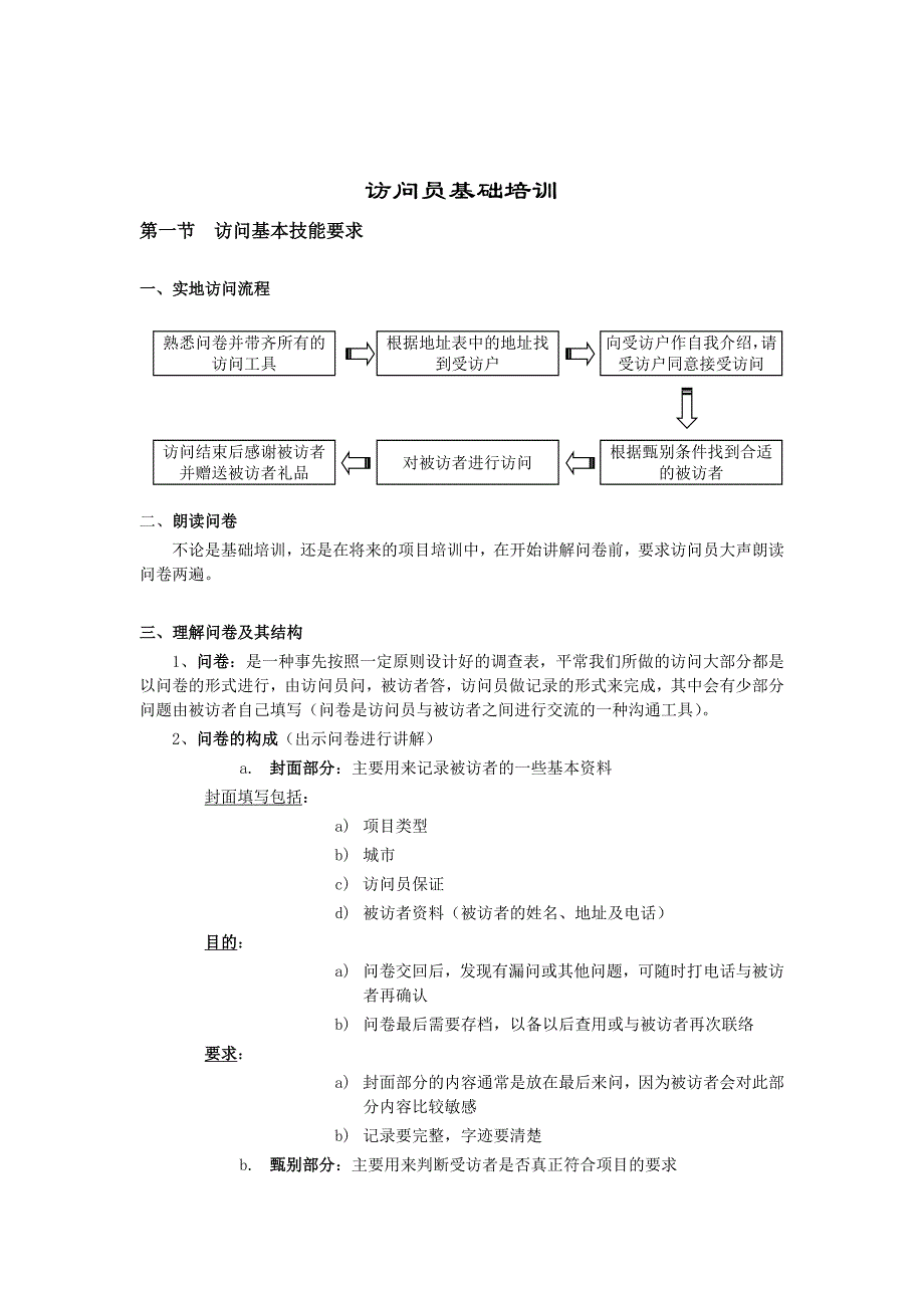 (2020年)管理运营知识某公司访问人事管理基础培训知识_第1页