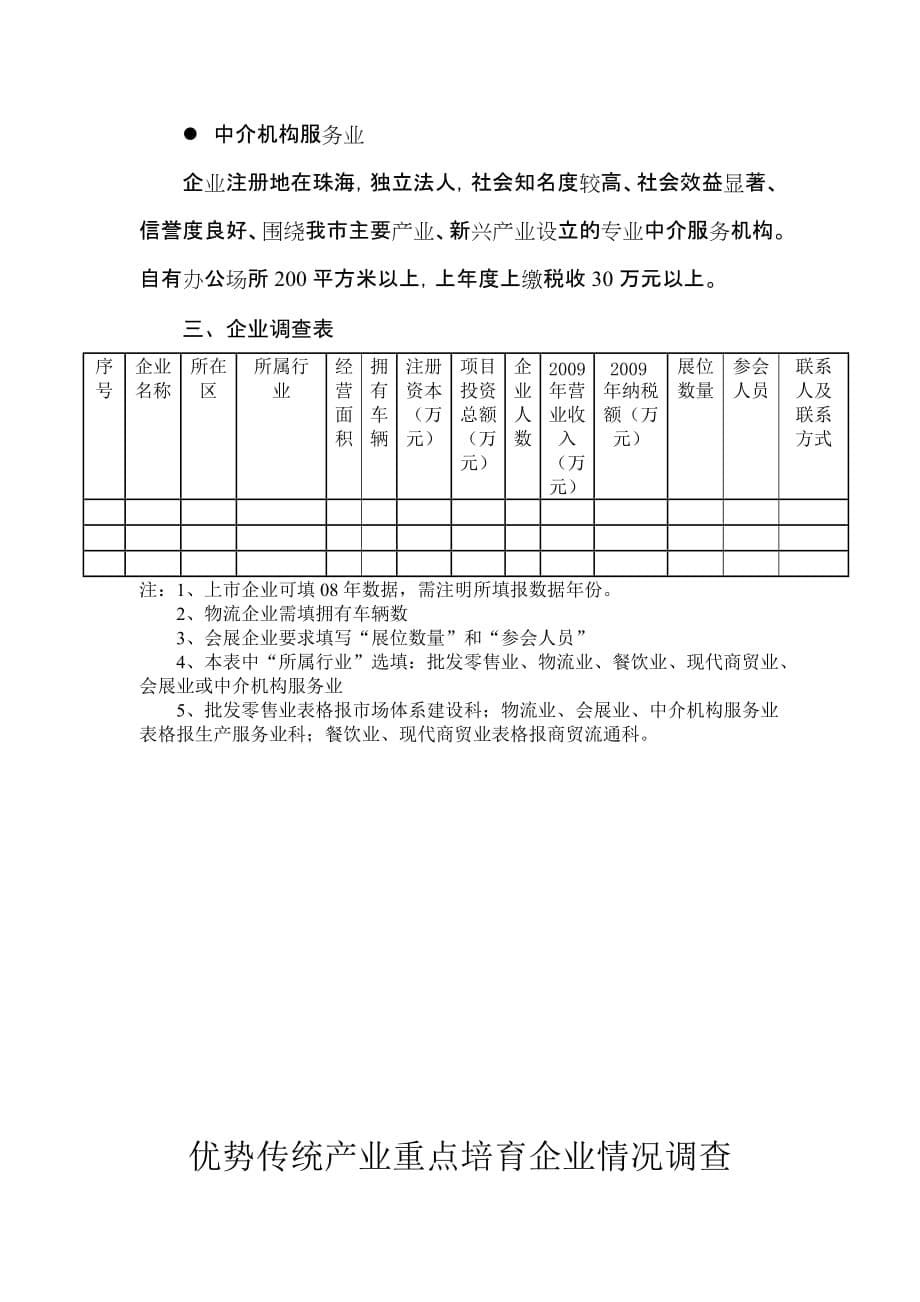 项目管理项目报告关于征集我市重点扶持项目_第5页