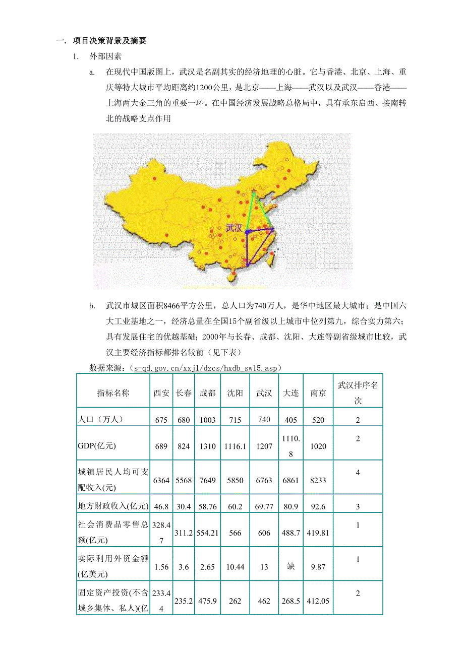 项目管理项目报告武汉某项目可行性研究报告_第4页