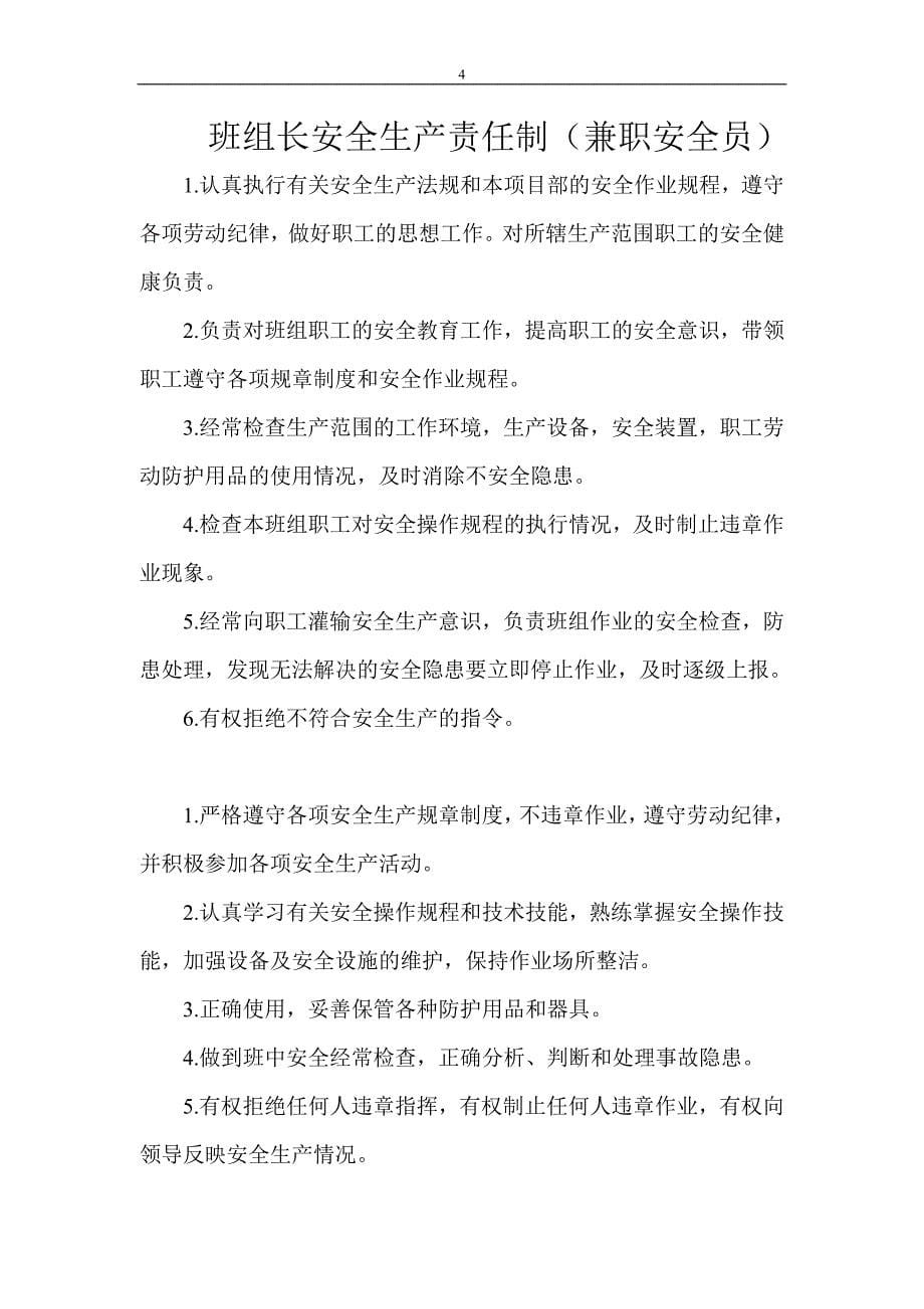 企业管理制度项目部安全管理制度5952217983_第5页