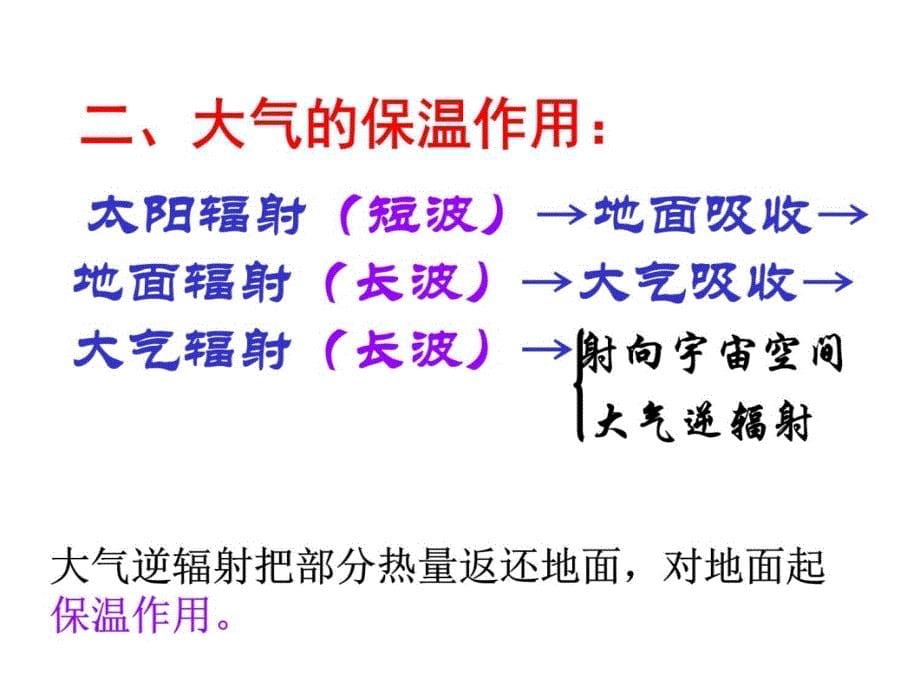 第二章地球上的大气复习1课件知识分享_第5页