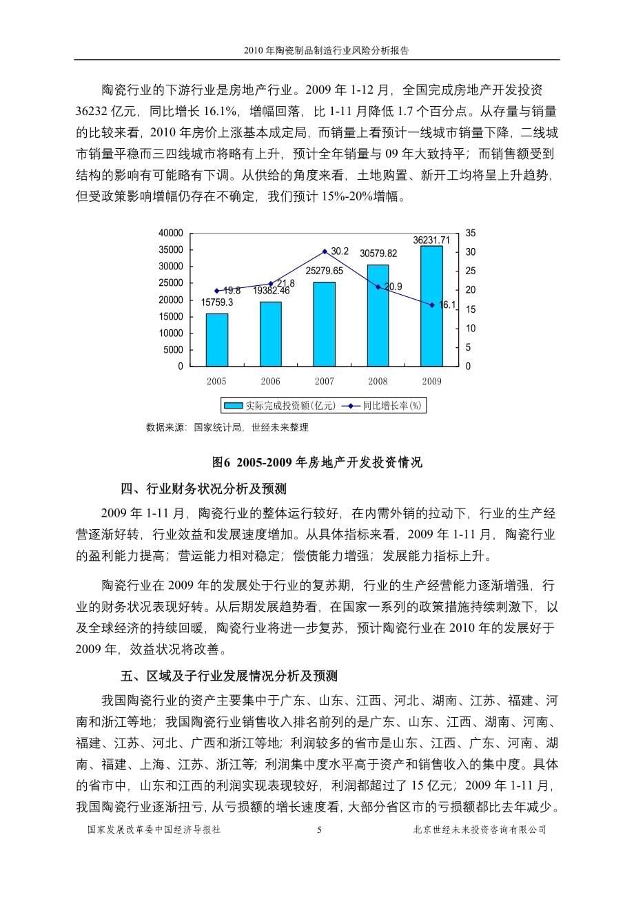 (2020年)行业分析报告国家发改委版某某某年陶瓷行业风险分析报告_第5页