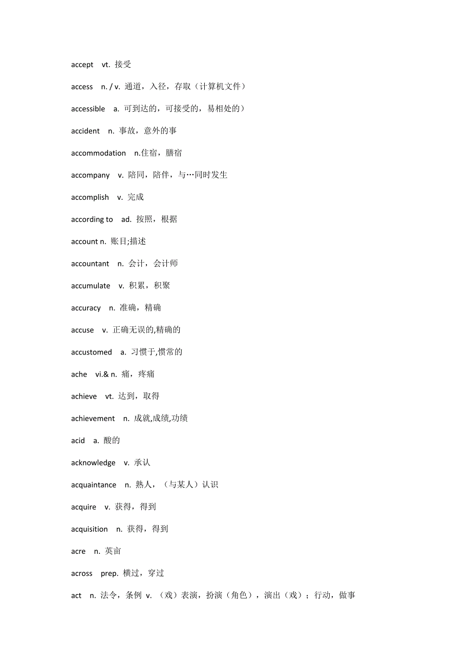 词汇表 A字母开头_第2页