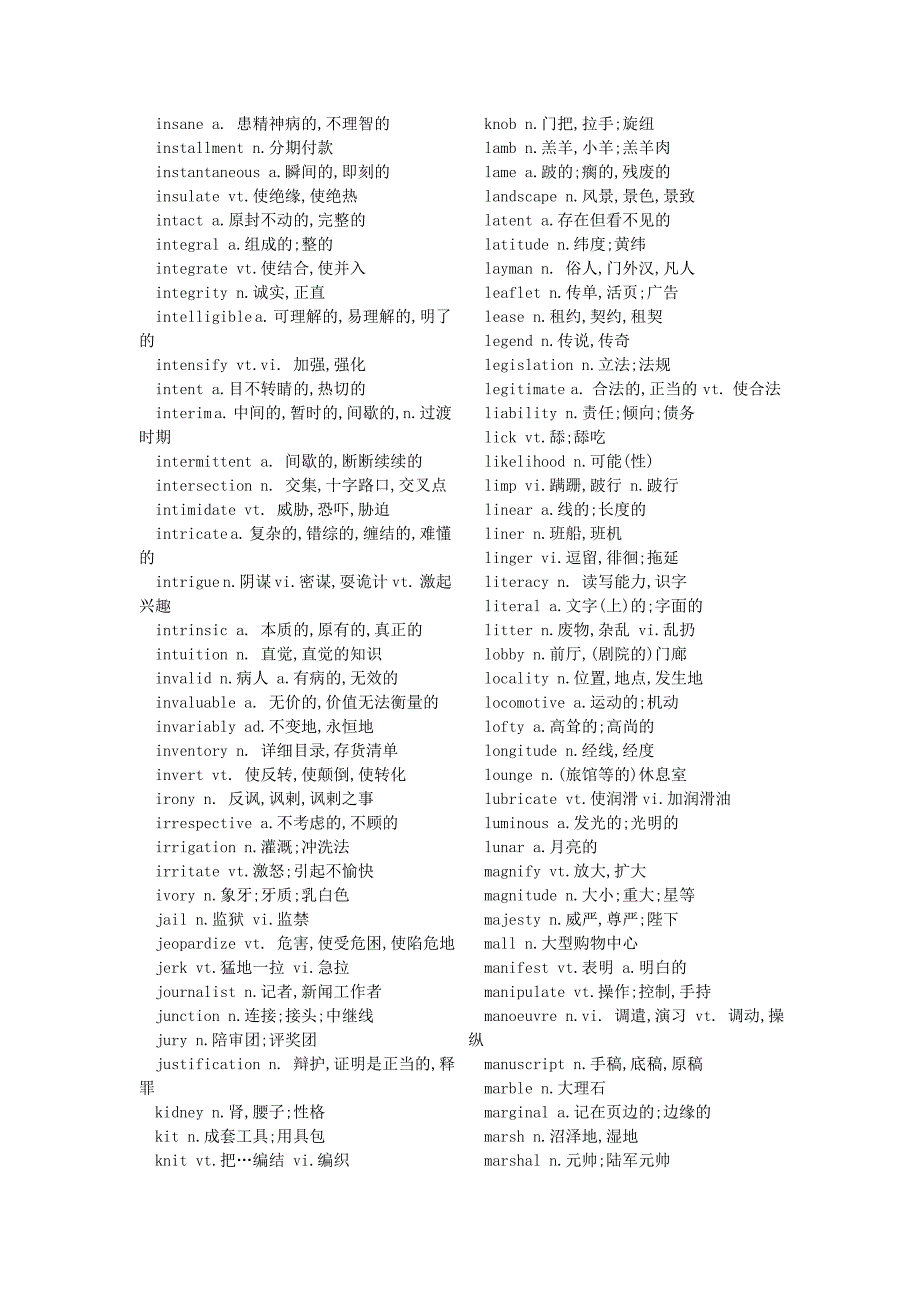 (2020年)经营管理知识六级高频词汇用语_第4页