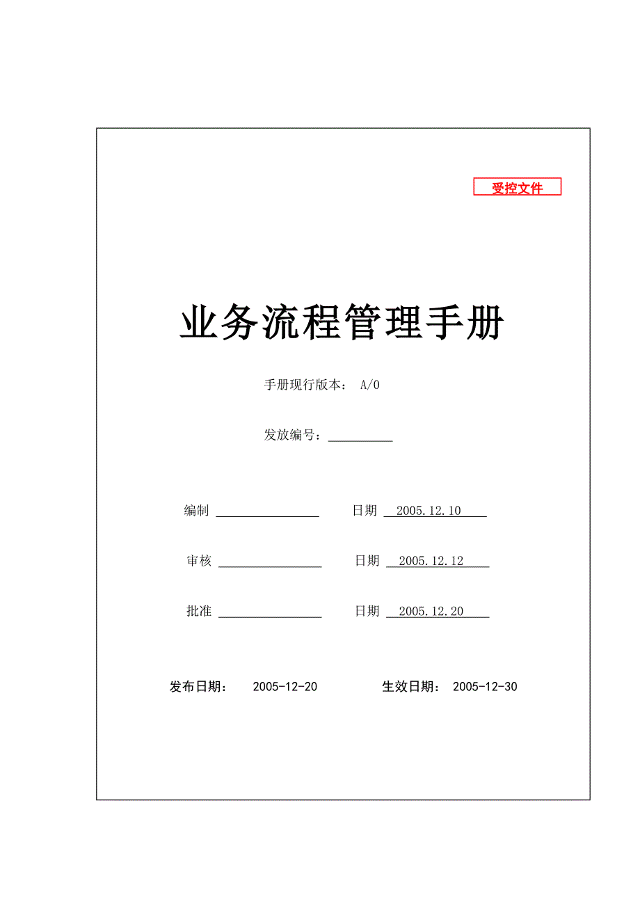 (2020年)企业管理手册星河房地产业务流程管理手册_第1页