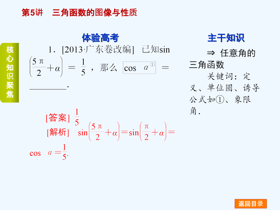 2015高三文科数学二轮复习-专题2三角函数、解三角形、平面向量课件_第3页