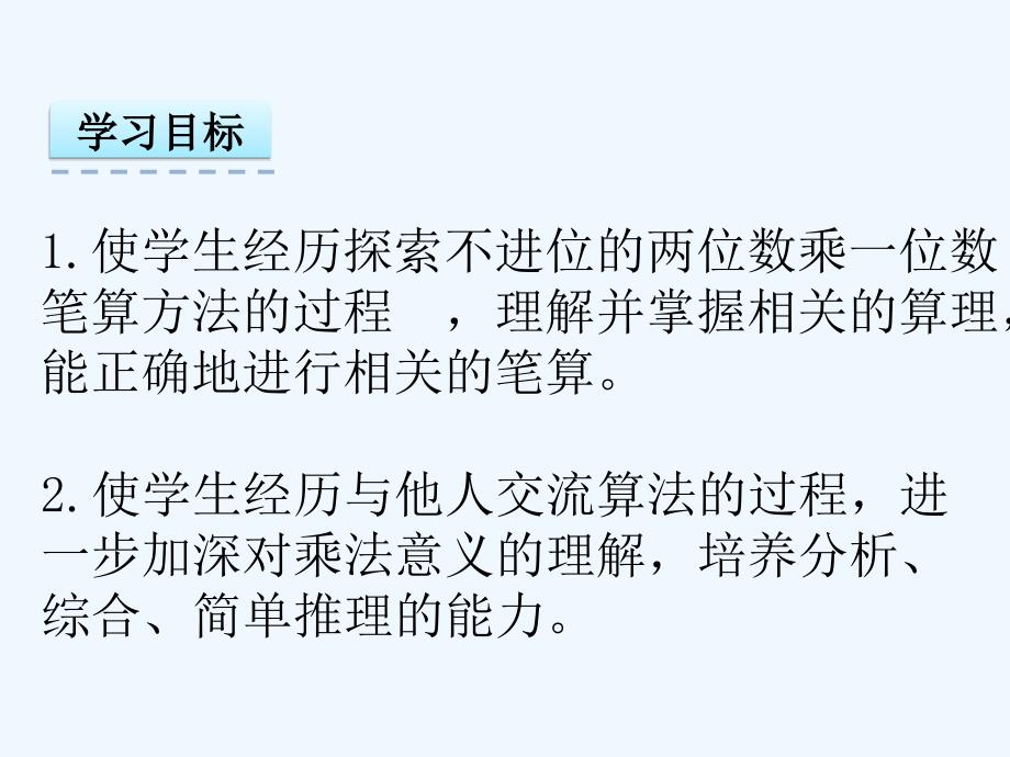 两位数乘一位数不进位乘法课件_第2页