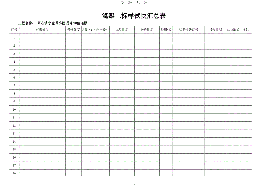 砼试块(标养)台账（7月20日）.pdf_第3页