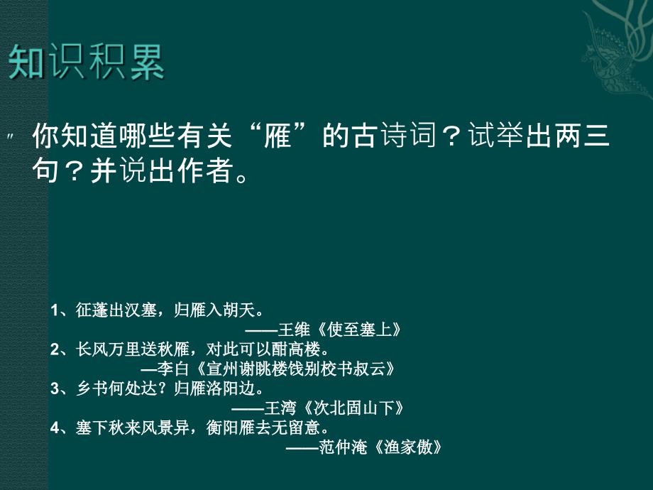 七年级语文上册大雁归来教学课件鲁教版资料讲解_第4页