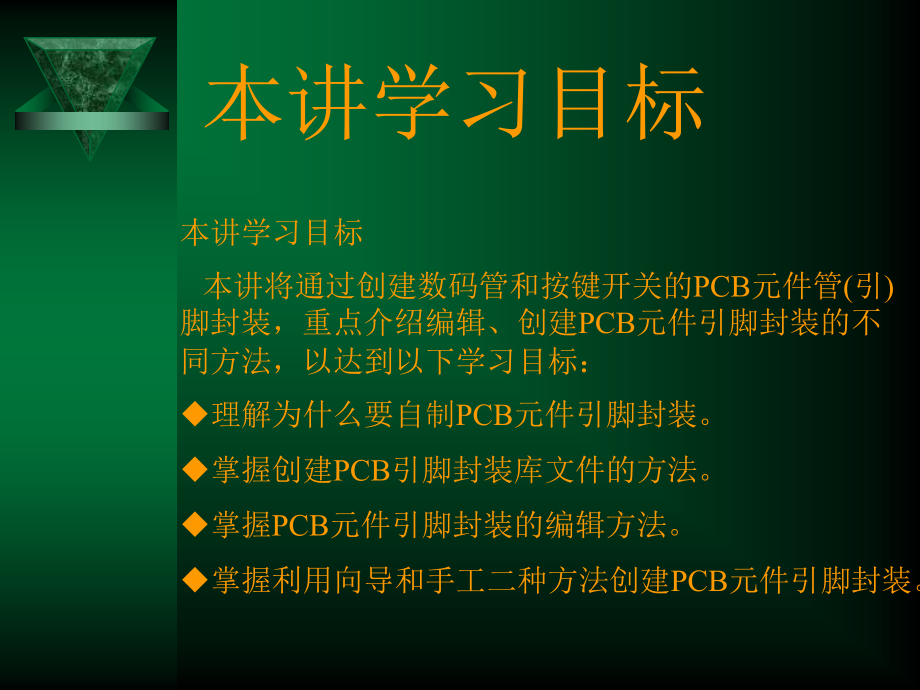 电路CAD设计软件使用技术第9章创建PCB元件管脚封装知识分享_第2页