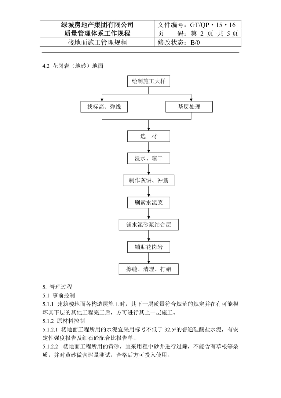 (2020年)企业管理制度QD1516楼地面施工管理规程_第2页