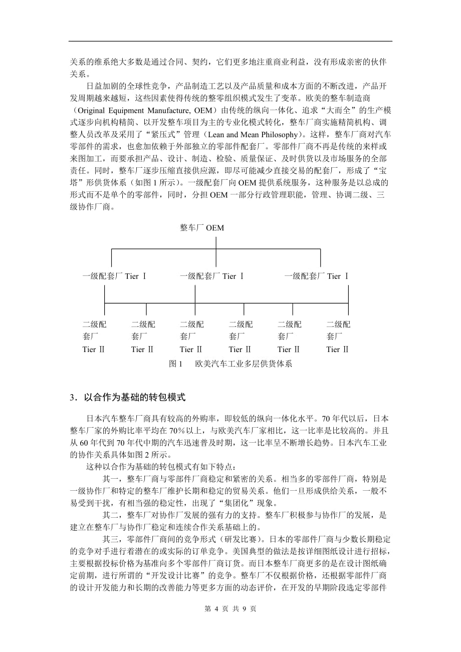 (2020年)企业发展战略国际汽车整车与零部件厂商协作关系及我国汽车业发展战略DOC81_第4页