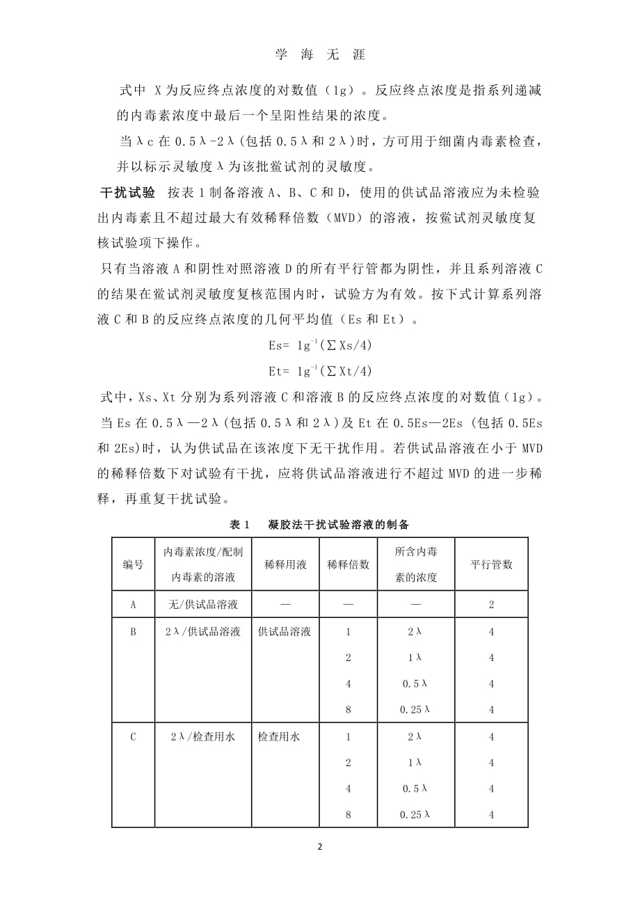 中国药典版《细菌内毒素检查法》（7月20日）.pdf_第2页