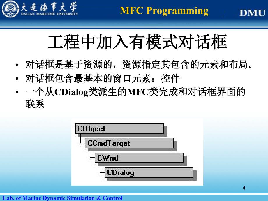 MFC对话框与组件控件编程课件_第4页