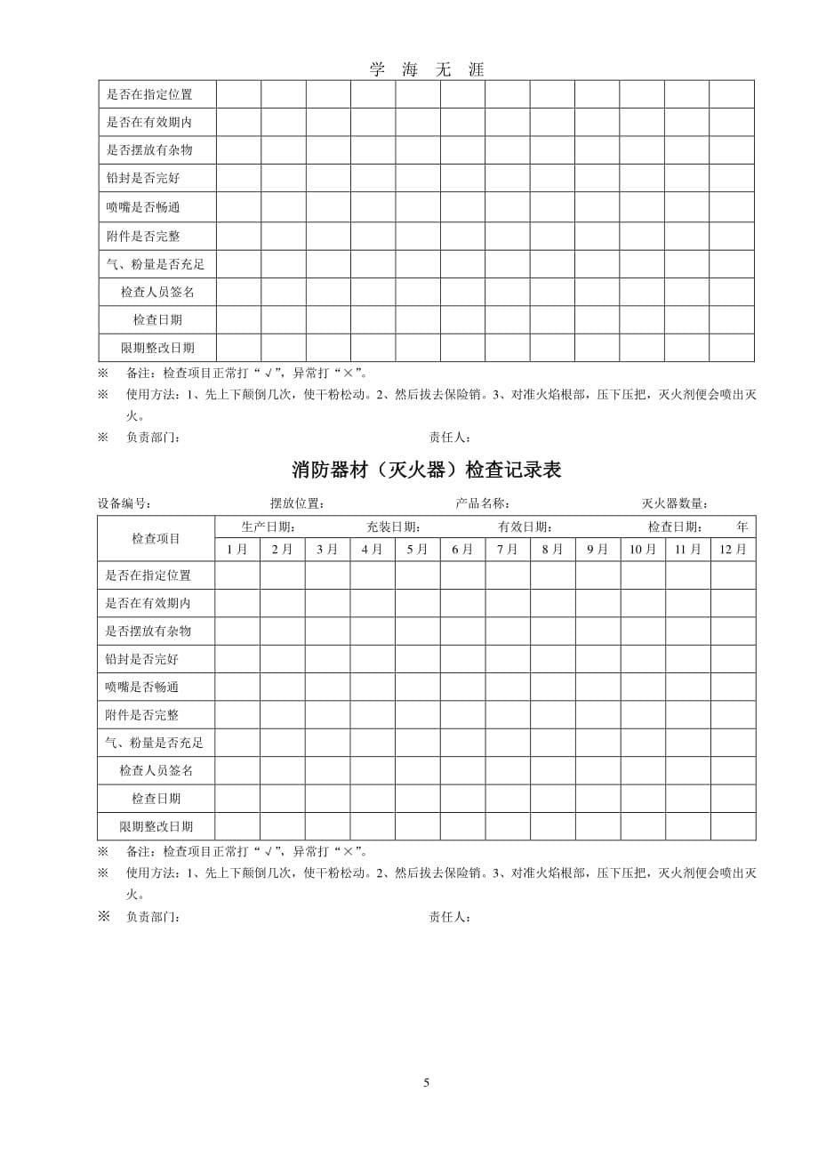 消防器材检查记录表（7月20日）.pdf_第5页