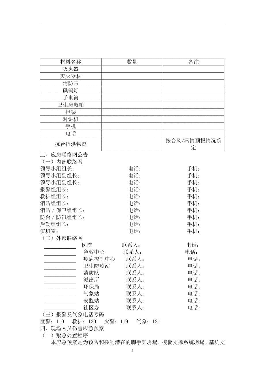 (2020年)企业应急预案工程方面应急预案doc121_第5页