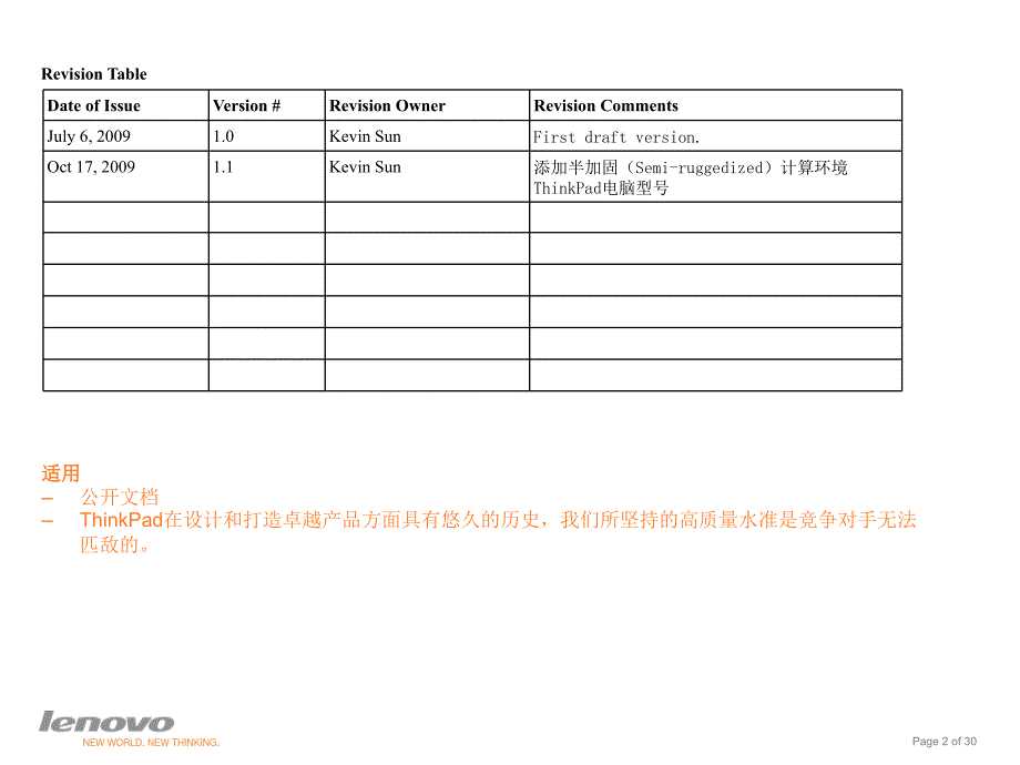 {品质管理品质知识}ThinkPad卓越品质11_第2页