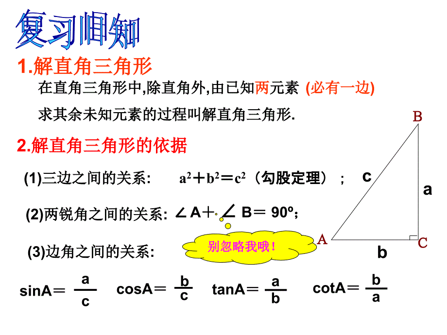 解直角三角形3坡度课件_第3页