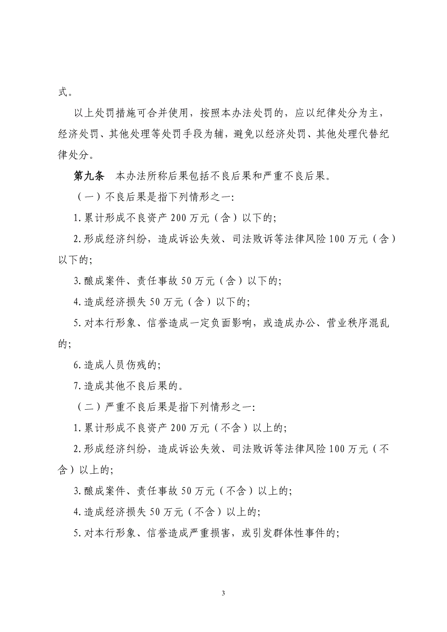 (2020年)企业管理制度某公司员工违规行为处罚管理办法_第3页