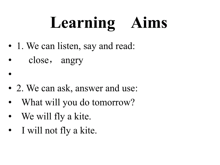 六年级下册英语课件Lesson14Tomorrowwewipay冀教三起14_第4页