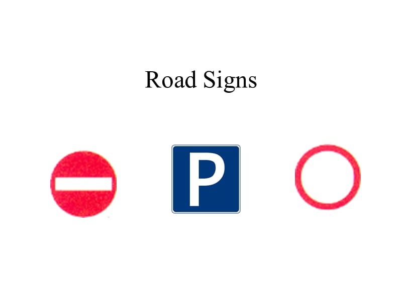 最新课件Road Signs_第1页