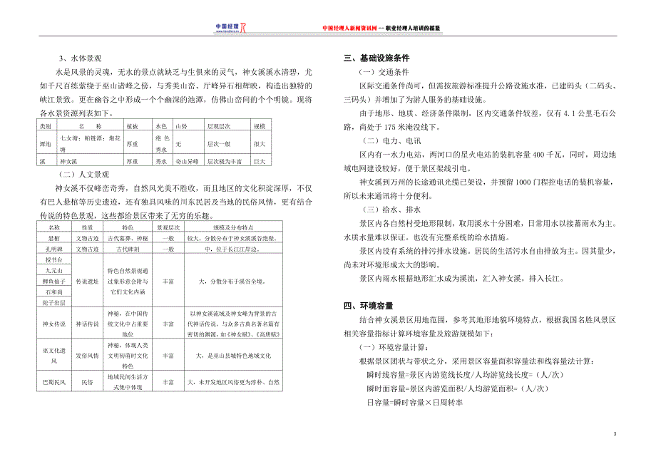 (2020年)项目管理项目报告某风景区项目规划说明书_第3页