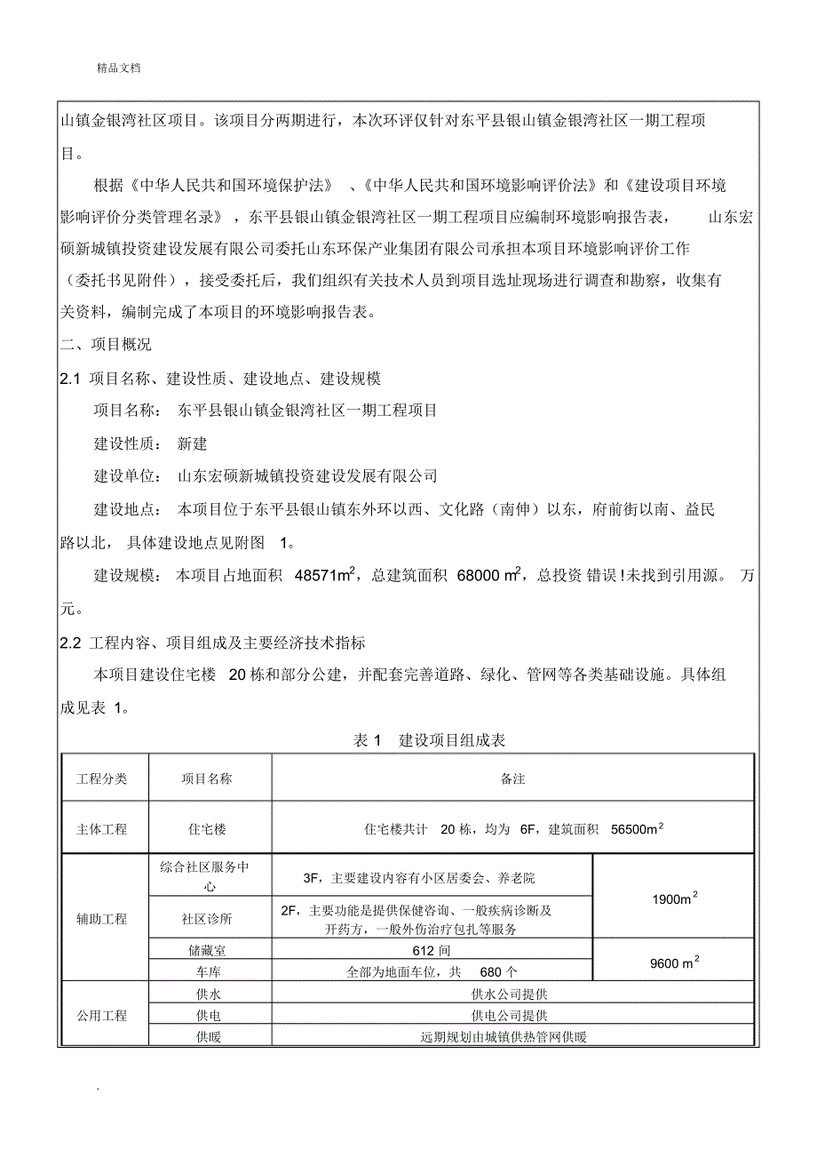 东平某房地产环评报告表[汇编]_第4页