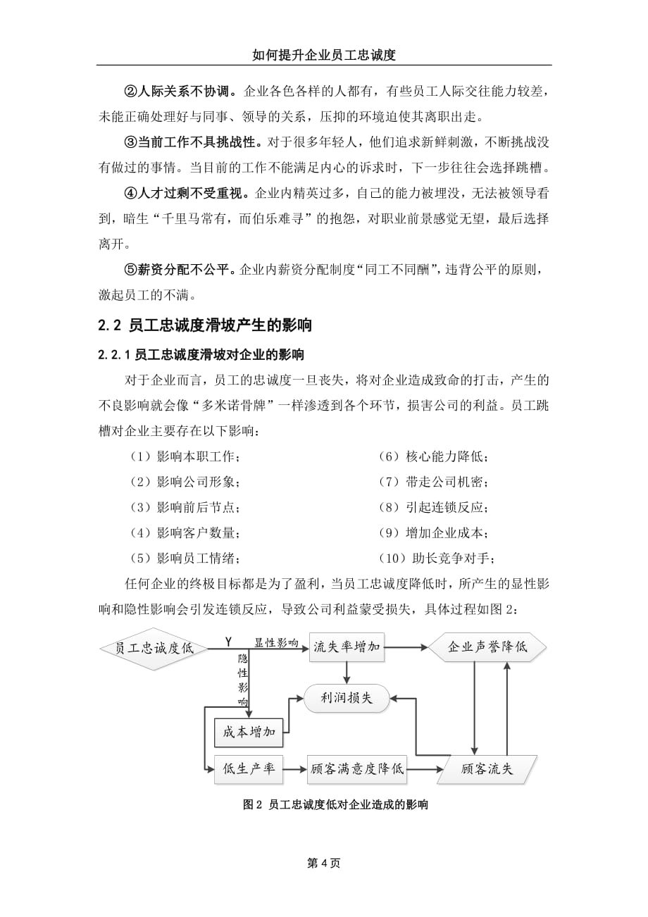 浅谈如何提升企业员工忠诚度_第4页