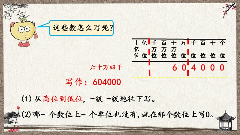 北京课改版一年级上册数学《 1.2.2 大数的写法》教学课件_第5页