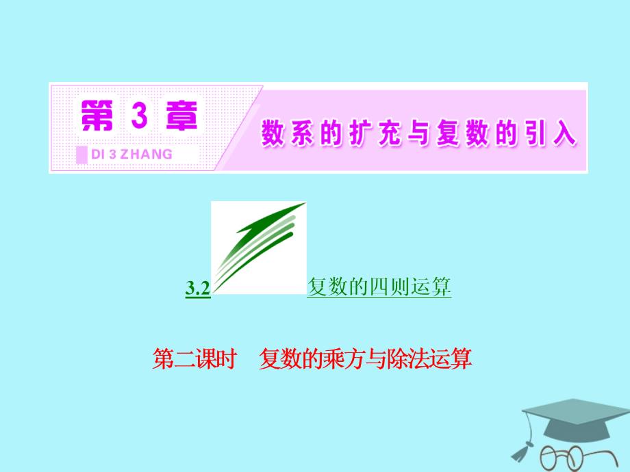 高中数学第三章数系的扩充与复数的引入3.2复数的四则运算第二课时复数的乘方与除法运算课件苏教版选修2-2_第2页