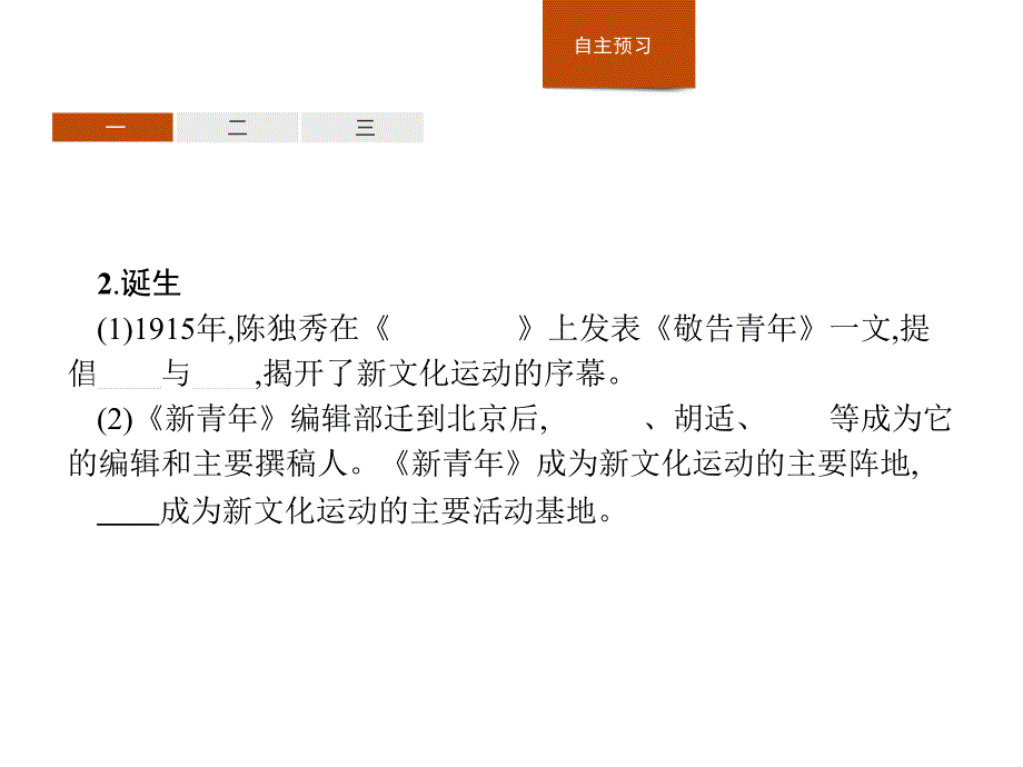 高中历史人教必修3课件15新文化运动与马克思主义的传播_第4页