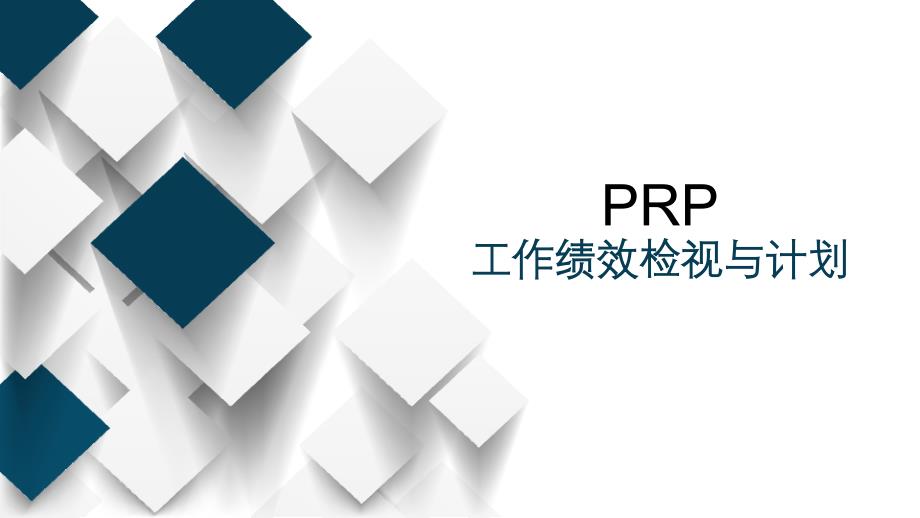 {工作计划}PRP工作绩效检视与计划概述_第1页