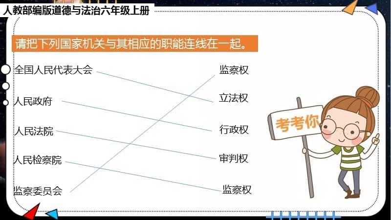 【六年级上册人教部编版道德与法治】7 权利受到制约和监督 课件PPT_第5页