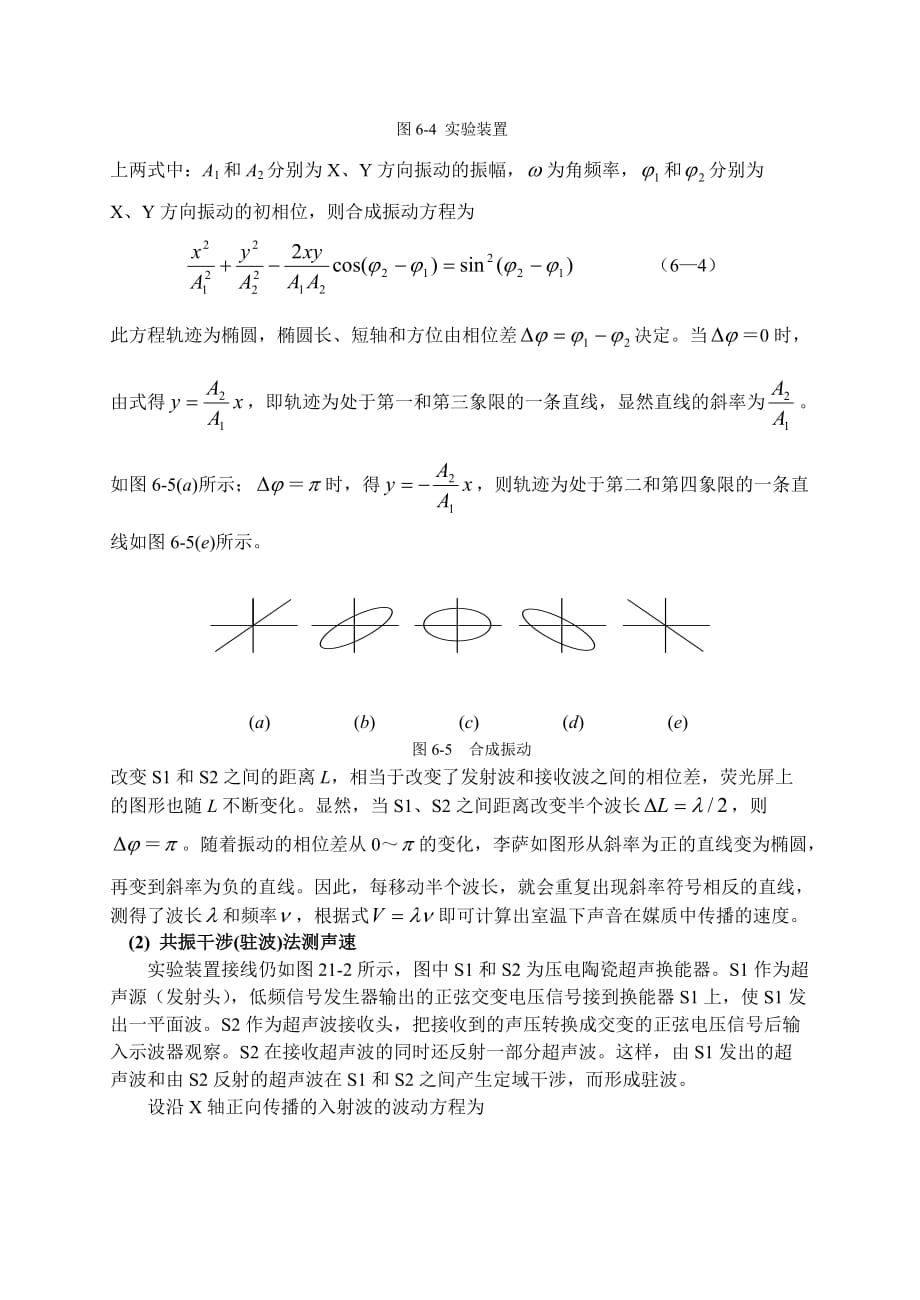 实验六 声速的测定_第4页