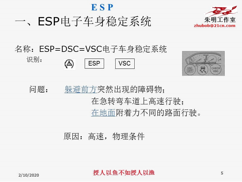 {生产管理知识}汽车新技术配置10章车身稳定控球ESP制动_第5页