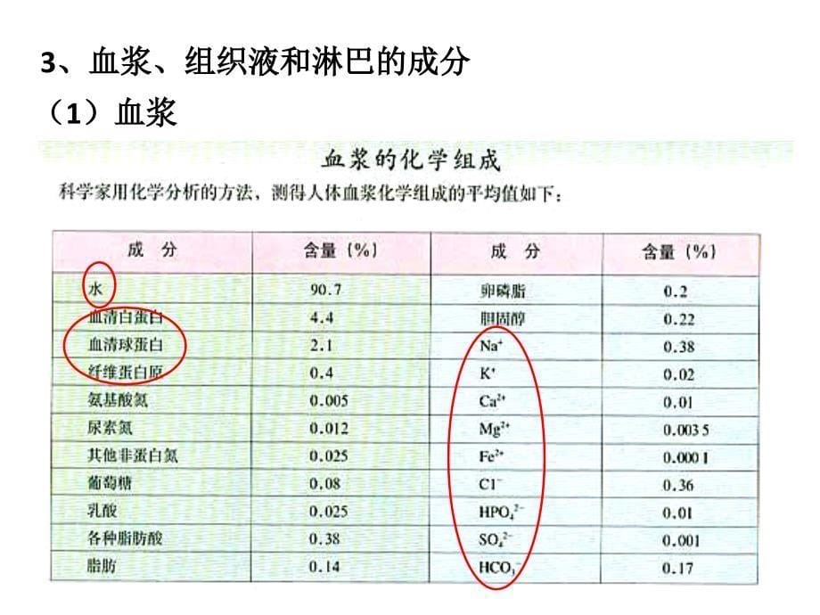 {环境管理}内环境与稳态复习_第5页