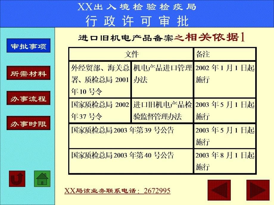 {行政总务}某某出入境检验检疫局行政许可审批ppt45_第5页