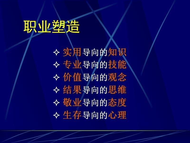 {人力资源职业规划}21世纪职业发展的特点和职业生涯管理面临的挑战_第5页